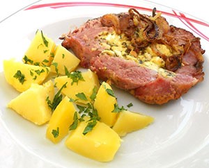 Plněné uzené maso